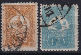 OTTOMAN EMPIRE 1908 - Canceled - Mi 134 C, 135 C - Usati