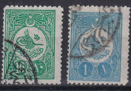 OTTOMAN EMPIRE 1909 - Canceled - Mi 160 II D, 162 II D - Used Stamps