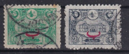 OTTOMAN EMPIRE 1912 - Canceled - Mi 222, 225 - Usati