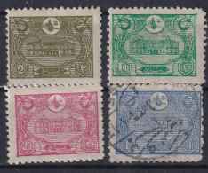 OTTOMAN EMPIRE 1913 - Canceled/MNH - Mi 212 A, 214 A, 215 A, 216 A - Gebraucht