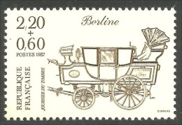 354 France Yv 2468 Journée Timbre Stamp Day Berline Diligence Coach MNH ** Neuf SC (2468-1b) - Stage-Coaches