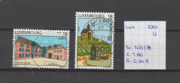 (TJ) Luxembourg 2001 - YT 1477/78 (gest./obl./used) - Oblitérés