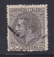 ESPAÑA 1879 - Alfonso XII Sello Usado 2 C. Edifil Nº 200 - Used Stamps