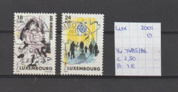 (TJ) Luxembourg 2001 - YT 1485/86 (gest./obl./used) - Gebruikt