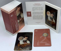 San Marino (Saint Marin) 2021 : 2 Euro Commémorative "450 Ans De Caravaggio" (en Coffret BU) - DISPO EN FRANCE - San Marino