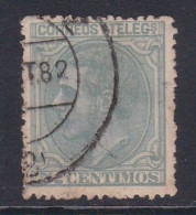 ESPAÑA 1879 - Alfonso XII Sello Usado 5 C. Edifil Nº 201 - Used Stamps