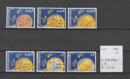 (TJ) Luxembourg 2001 - YT 1497/1502 (gest./obl./used) - Used Stamps