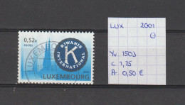 (TJ) Luxembourg 2001 - YT 1503 (gest./obl./used) - Used Stamps