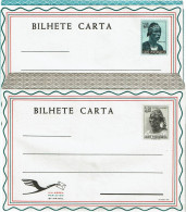 RDR17- GUINÉE PORTUGAISE 2 AÉROGRAMMES SÉRIE DE 1953 NEUFS - Portuguese Guinea