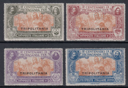 Italia Tripolitania - Sassone N. 1-4 - Cv 60 Euro - MH* - Linguellati - Tripolitaine