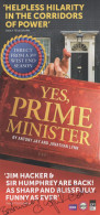 Crispin Redman Yes Prime Minister Hand Signed Theatre Flyer - Acteurs & Comédiens