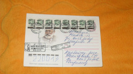 ENVELOPPE DE 1994 ?..A IDENTIFIER../ RUSSIE..CACHETS + TIMBRES X8 SURCHARGE POCTU NAXCIVAN 10 M. POSTE LOCALE ?.. - Briefe U. Dokumente