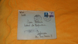 ENVELOPPE ANCIENNE DE 1943../ ROUMANIE..CACHETS CARANSEBES POUR TIGHINA MARQUE 3 CENZURAT LUGOJ 3 + TIMBRES X2 - Briefe U. Dokumente