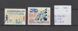 (TJ) Luxembourg 2004 - YT 1594/95 (gest./obl./used) - Oblitérés