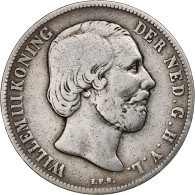 Pays-Bas, William III, Gulden, 1863, Argent, TB+, KM:93 - 1849-1890: Willem III.