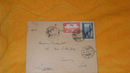 ENVELOPPE ANCIENNE DE 1935../ CACHETS ECHTERNACH LUXEMBOURG POUR TOURCOING FRANCE + TIMBRES X2 DONT AERIENNE ? - Brieven En Documenten