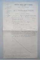 1945 Commune De Brye (Fleurus) Autorisation D'établir Un Moteur électrique Au 28 Rue Auge - Decretos & Leyes