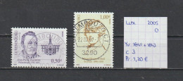 (TJ) Luxembourg 2005 - YT 1641 + 1643 (gest./obl./used) - Oblitérés