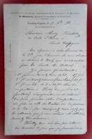 1891 Houdeng-Goegnies,Tarif Société Des Auteurs, Compositeurs & Editeurs De Musique -> Cercle L'Union, Leval-Trahegnies - 1800 – 1899