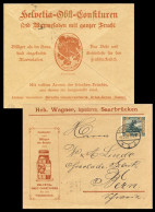 SARRE / SAARGEBIET - 1922 Yv.77 / Mi.78A On Illustrated Cover To Bern, Switzerland / Enveloppe Illustrée Pour Berne - Brieven En Documenten