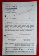 Fontaine-l'Evêque, 1941 Exposition Du Cercle D'Art L'Effort - Propaganda-Abteilung-Belgien  Aussenstelle Charleroi - Programas