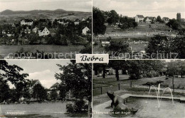 73804282 Bebra Blick Zum Alheimer Stadtbad Angerplatz Biberbrunnen Am Anger Bebr - Bebra