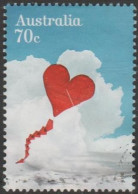 AUSTRALIA - USED 2015 70c Love Is In The Air - Heart Shaped Balloon - Usati