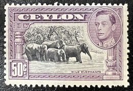 CEYLON - MH* - 1938 -  # 240 - Sri Lanka (Ceylan) (1948-...)