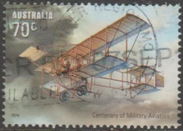 AUSTRALIA - USED 2014 70c Centenary Of Military Aviation - Aircraft - Gebraucht