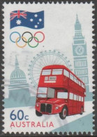 AUSTRALIA - USED 2012 60c Road To London Olympic Games - Red Bus - Gebraucht