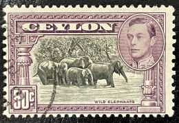 CEYLON - (0) - 1938 -  # 240 - Sri Lanka (Ceylan) (1948-...)