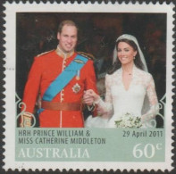 AUSTRALIA - USED 2011 60c Royal Wedding HRH Prince William And Catherine Middleton - Gebraucht