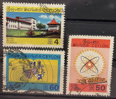 CEYLON - (0) - 1969 -  # 407/410   3 STAMPS - Sri Lanka (Ceylan) (1948-...)