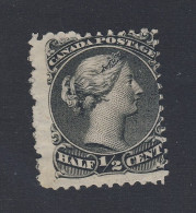 Canada Large Queen Stamp; #21-1/2c MNG VG/F Guide Value = $30.00 - Ongebruikt