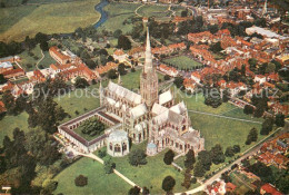 73725186 Salisbury Wiltshire Fliegeraufnahme Cathedral  - Autres & Non Classés