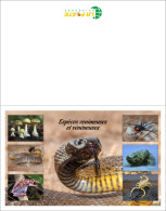 GUINEA 2023 - BOOKLET M/S 6V - TOXIC SPECIES MUSHROOMS MUSHROOM FROGS FROG SNAKES SNAKE SPIDERS SCORPIONS FISH - Kikkers