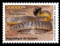 GUINEA 2023 - STAMP 1V - TOXIC SPECIES - SNAKES SNAKE SERPENTS SERPENT - MNH - Serpents