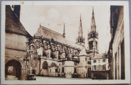 FRANCE MOULINS ALLIER OLD CATHEDRAL CHEVET CARTE POSTALE ANSICHTSKARTE POSTCARD CARD KARTE CARTOLINA POSTKARTE - Brumath