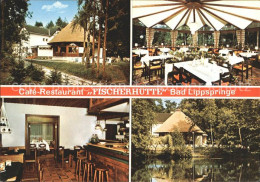 72064752 Bad Lippspringe Cafe Restaurant Fischerhuette Gastraum Bar Teich Bad Li - Bad Lippspringe