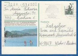 Deutschland; BRD; Postkarte; 60 Pf Bavaria München; Diemelsee, Waldeck - Geïllustreerde Postkaarten - Gebruikt