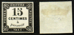 N° TAXE 4 15c Litho Neuf N* TB Cote 225€ Signé Calves - 1960-.... Neufs