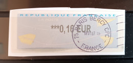 Timbre De Distributeur - Type H Lisa2 : Oblitération De Paris Bercy Du 18-01-2007 - 2000 Type « Avions En Papier »