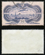 N° PA 15 50F Burelé Oblit TB Cote 400€ Signé Calves - 1927-1959 Oblitérés