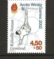 Greenland 2001 Arctic Winter Games, Nuuk And Iqaluit, One Foot High Kick Mi 365  MNH(**) - Unused Stamps