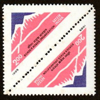 India 1985 Border Roads Se-tenant Mint MNH Good Condition (PST - 19) - Unused Stamps