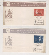 YUGOSLAVIA,1951 ZAGREB ZEFIZ Covers - Storia Postale