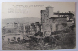 FRANCE - TARN - LABRUGUIERE - Pont De La République Et Château Féodal - 1930 - Labruguière