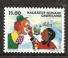 Greenland 2002  Europe: Circus, Clown And Girl Mi  385 MNH(**) - Neufs