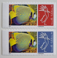 SERIE CAGOU PERSONNALISE LOGO POISSON ANGE EMPEREUR 2021 ISSUE FEUILLE DE 20 TIMBRES GS TIRAGE : 60 EX TB - Unused Stamps