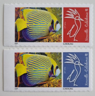 SERIE CAGOU PERSONNALISE LOGO POISSON ANGE EMPEREUR 2021 ISSUE FEUILLE DE 20 TIMBRES GS TIRAGE : 60 EX TB - Neufs